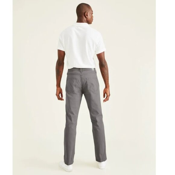 NWT - Dockers Jean Cut Pants, Straight Fit, All Seasons Tech, Gray - 40Wx30L - Picture 2 of 6